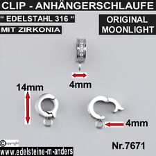 Clip Anhängerschlaufe Vario Clipschlaufe Klapp Schlaufe Ösen Einhängerschlaufe