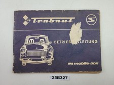 Betriebsanleitung Trabant 601 601S de luxe IFA 1985 DDR Oldtimer #25B327