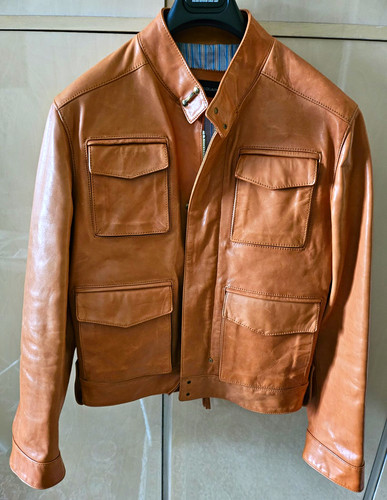Dsquared2 herren lederjacke - dsquared2,