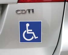 Rollstuhl Auto Magnetschild