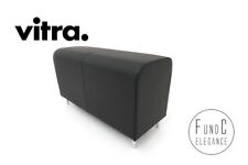 Vitra Hocker zweier Benches Leder schwarz Jasper Morrison Klassiker