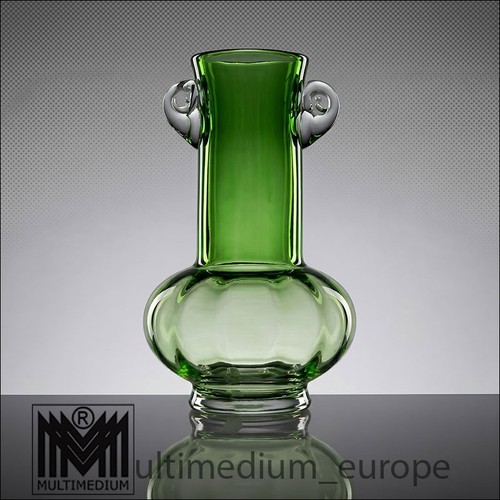 Jugendstil glas vase grün - jugendstil,