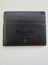 PRADA Kartenetui in Schwarz