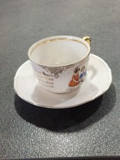 Sammeltasse für Kinder - Geburtstagstasse mit Spruch - 50er Jahre Golddekor