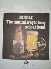 VINTAGE BIERDECKEL BIRELL LOW