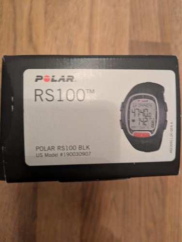 Polar rs100 blk - laufuhr, mit