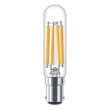 Philips LED Filament Leuchtmittel Röhre T20 6,5W = 60W B15d klar warmweiß 2700K
