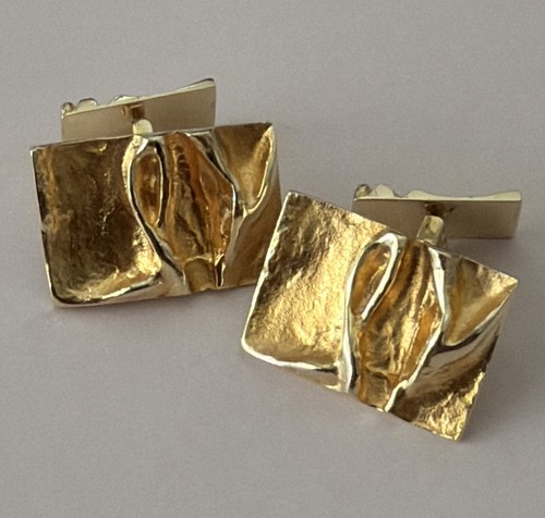 Mangettenknöpfe gold 585 - gold, 14