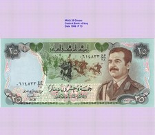 IRAK  IRAQ  25 DINARS 1986