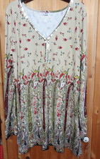 Tunika,Bluse,Bonprix,40,42,beige,geblümt,boho
