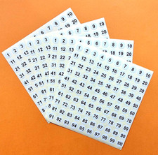 Zahlen 4x Bögen 400