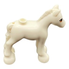 Lego fohlen weiß pferd - weiß,