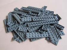 LEGO  80 Platten alt dunkelgrau 2x2 2x3 2x4 2x6 2x8 2x16 old darkgray gebraucht