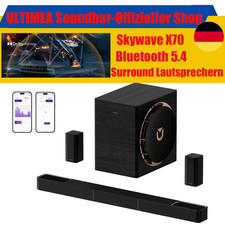 ULTIMEA Skywave X70 7.1.4ch Dolby Atmos Soundbar für TV mit  10" Subwoofer 980W