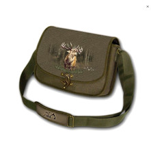 Jagdtasche mit Hirschmotiv