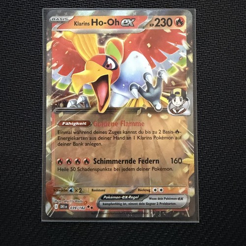 Klarins pokemon karte - ho-oh, ex