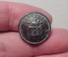 Polizei Uniformknopf  Stadt