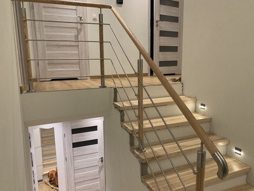 Holz pfosten geländer eiche - geländer,