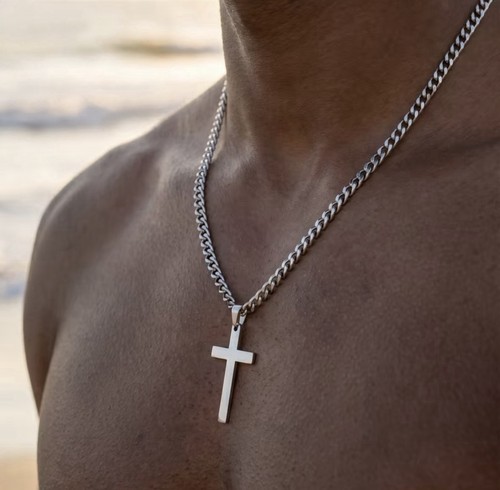 Kreuz kette silber - kette,