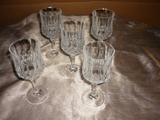 5 Weingläser Echt Bleikristall 24% cristal d´arques France