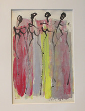 Frauen Fashion Mode Gouache