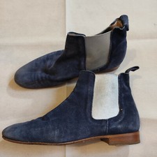 PERTINI Chelsea Boots Wildleder blau Gr. 8,5 / 39 TOP BI122