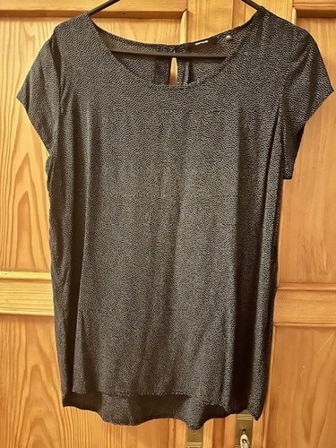 Comma bluse schwarz mit - schwarz,