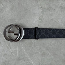 Gucci Gürtel Unisex 110cm Schwarz Vintage