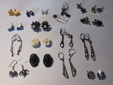 Ohrring Ohrclip länglich rund