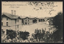 AK Oberhofen i.E., Truppenübungsplatz, Oberes Lager 1916 
