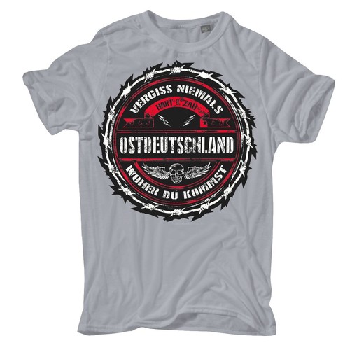Shirt ostdeutschland vergiss - t-shirt,