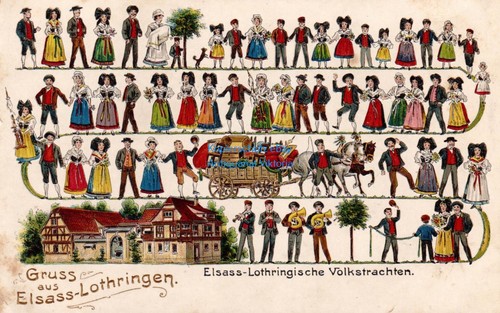 Tracht elsass lothringen - tracht,