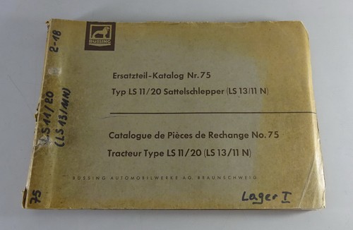 Teilekatalog büssing 20 - teilekatalog, 11/20