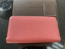 Louis Vuitton Zippy Wallet Geldbörse Epi Leder Corail Limitierte Kollektion 2014