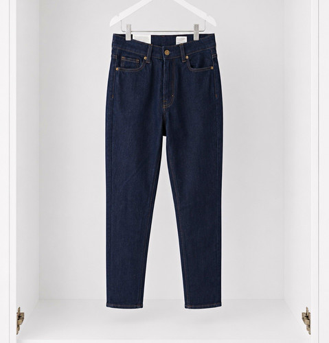 Damen jeans dunkelblau gr - h&m,