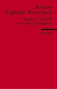 Reclams englisches wörterbuch - reclams,
