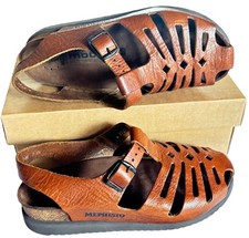 MEPHISTO MOBILS Damen Fischersandalen Fisherman Sandalen braun Gr. 40 ungetragen