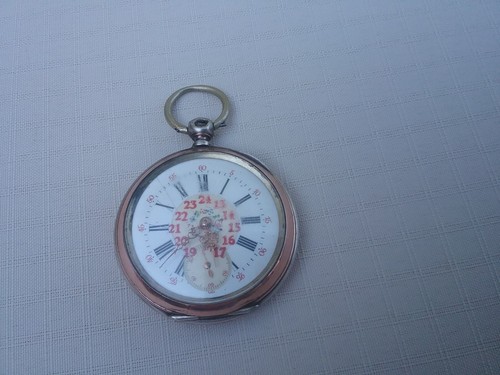 Antike 800er silber taschenuhr - antike,