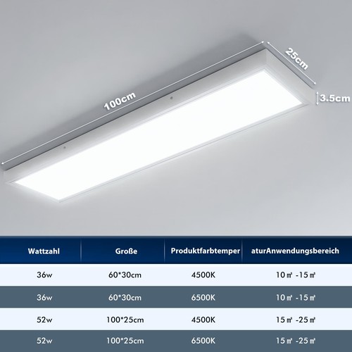 Led panel deckenlampe - panel,