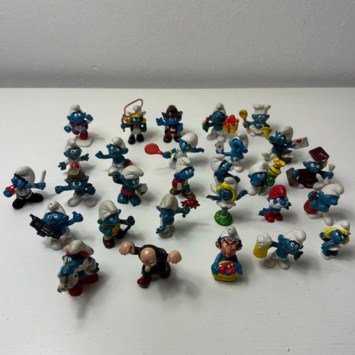 Schleich sammlung schlümpfe - ,
