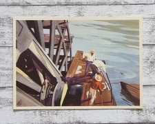 Raddampfer Amazonas Mittel Südamerika Sanella 1950er Werbung Sammelbild Vintage