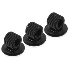 3x Stifthalter Klammern Selbstklebend Feder Schleife Bleistift Organizer Schwarz