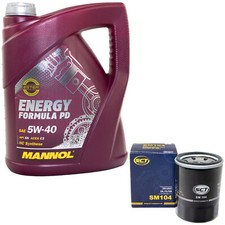 Motoröl Set 5W-40 5 Liter +