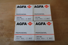 4x Agfa Professional PER 368 Tonband 13cm Spule 270 Meter - TOP