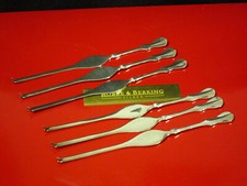 ROBBE & BERKING ALT KOPENHAGEN 6x HUMMER STIFTE 800 SILBER BESTECK R&B