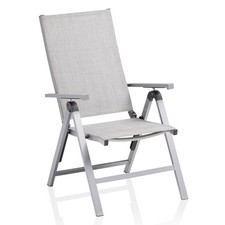 KETTLER RASMUS Multipositionssessel Aluminium silber / hellgrau UVP 269,90€