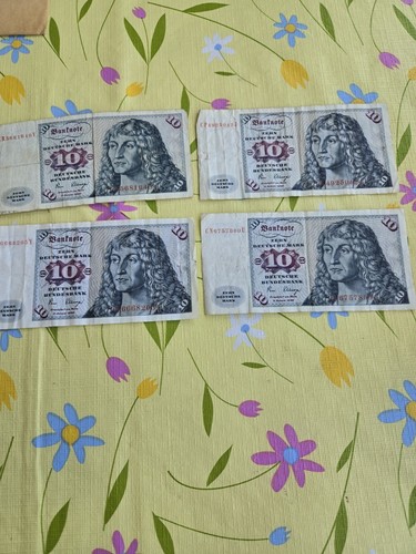 Deutsche mark scheine - 10,00,