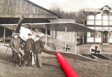 Foto PK Flieger Kampf Einsitzer Flugzeug " Raben " Jasta 15 RARITÄT