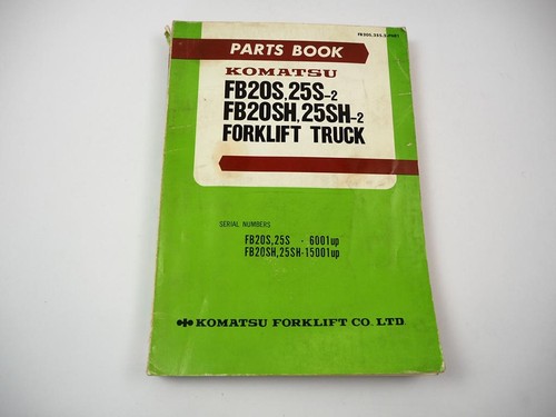Original komatsu 2 - fb, 25