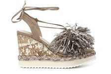 SANDALE SCHLEIFE RAFFIA